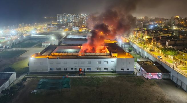 Se registra incendio en Maranguita: cuatro unidades de Bomberos intentan apagar las llamas