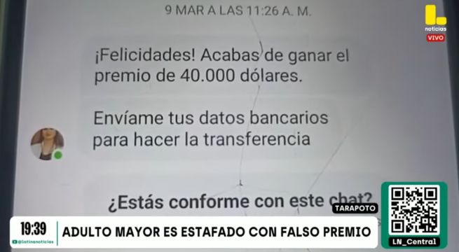 Estafan a adulto mayor con falso video de la princesa Leonor creado con IA: "Ganaste 40 mil dólares"