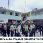 Policía intentó escapar de arresto en plena formación dentro de comisaría en Huaura