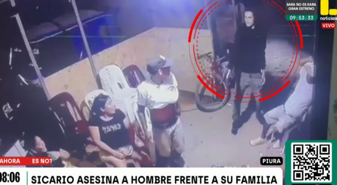 De terror: sicario ingresa a fiesta y asesina a sujeto frente a su familia