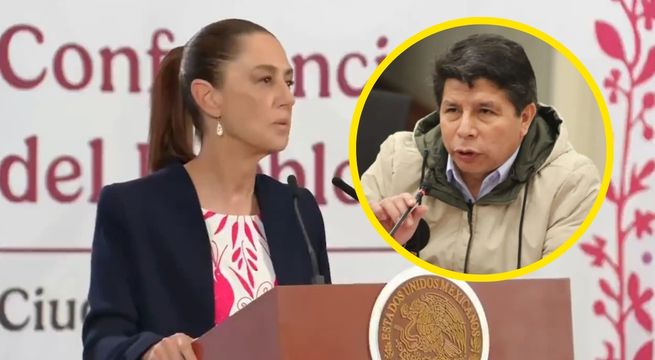 Claudia Sheinbaum vuelve a defender a Pedro Castillo: "Nuestro deseo es que salga libre"