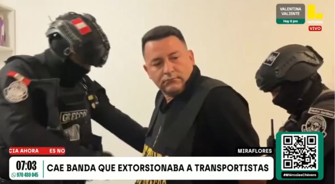 Chofer de 'Los Rojitos' es capturado junto a banda de extorsionadores: brindaba datos de las víctimas