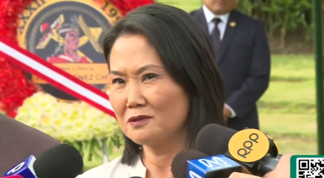Keiko Fujimori sobre moción de censura al presidente Balcázar: "Alimentaría la inestabilidad"