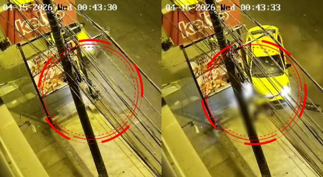 Se sienta en la vereda para esperar el bus y es arrollado por auto que luego se dio a la fuga