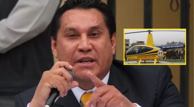 Carlos Burgos: exalcalde de SJL es condenado a nueve años de prisión por compra de un helicóptero