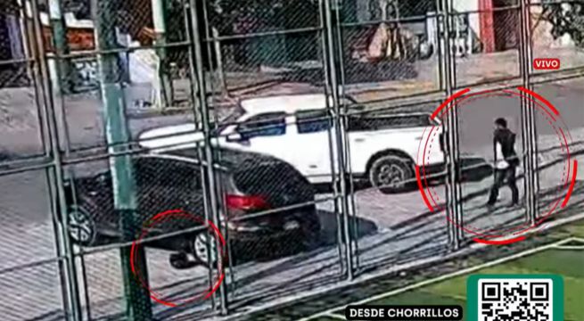 Chorrillos: joven denuncia intento de secuestro y cámaras captan movimientos de los sujetos