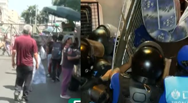 Municipalidad de Lima desaloja ambulantes del jirón Andahuaylas previo al Día de la Madre
