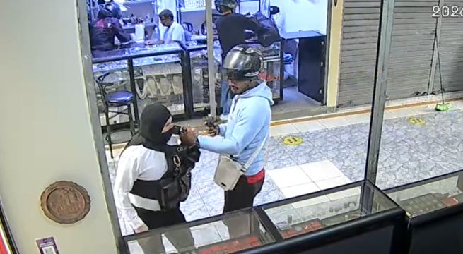 Asaltan segunda joyería en menos de 24 horas en el Centro de Lima: cámara grabó violento robo