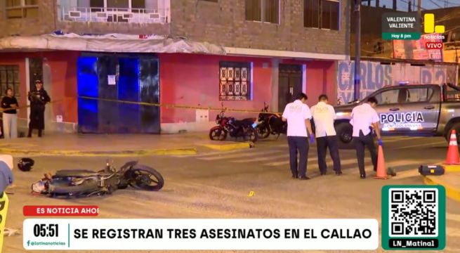 Sicarios en moto asesinan a hombre frente a la comisaría de Bocanegra