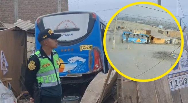 Bus fuera de control se estrella contra viviendas y deja cinco heridos en Chimbote: dos víctimas están graves