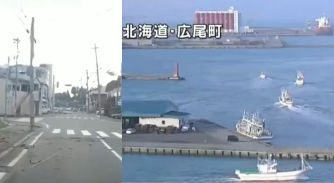 Terremoto en Japón: imágenes revelan cómo se vivió el fuerte sismo de 7,5