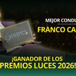 ¡Franco Cabrera celebra su primer Premio Luces y agradece al público por el reconocimiento!