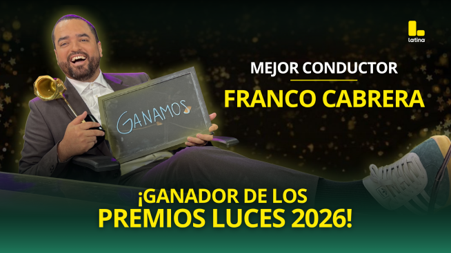 ¡Franco Cabrera celebra su primer Premio Luces y agradece al público por el reconocimiento!