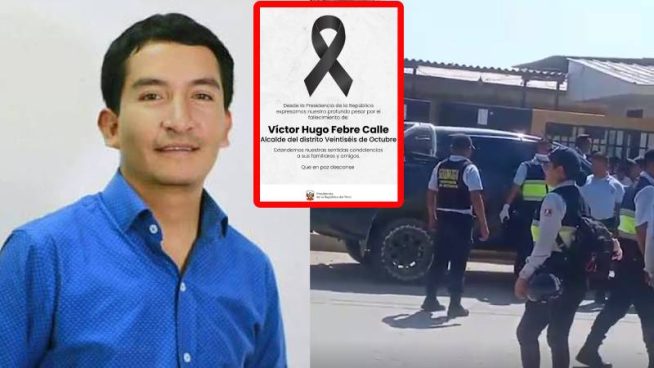 Presidencia de la República se pronuncia tras asesinato de alcalde en Piura