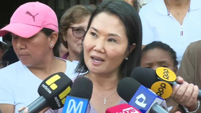 Keiko Fujimori: "Vamos a respetar la decisión que tome el Jurado Nacional de Elecciones"