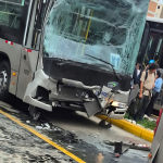 Múltiple choque de buses del Metropolitano deja más de 40 heridos, según el SAMU
