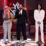 Yo Soy GRANDES BATALLAS: ¡Karol G derrotó a Sandro y defendió su silla con una presentación llena de carisma!