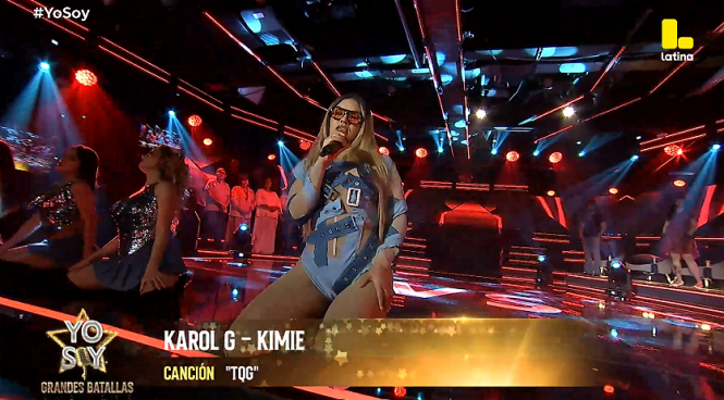 Yo Soy GRANDES BATALLAS: Karol G encendió la primera batalla de la noche con “TQG”