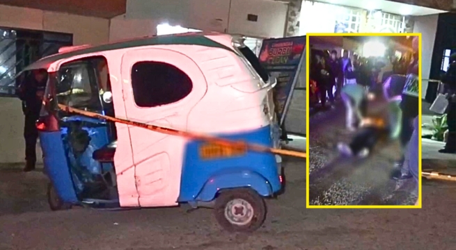 Exdirigente de mototaxistas muere tras ser atacado a balazos mientras manejaba | VIDEO