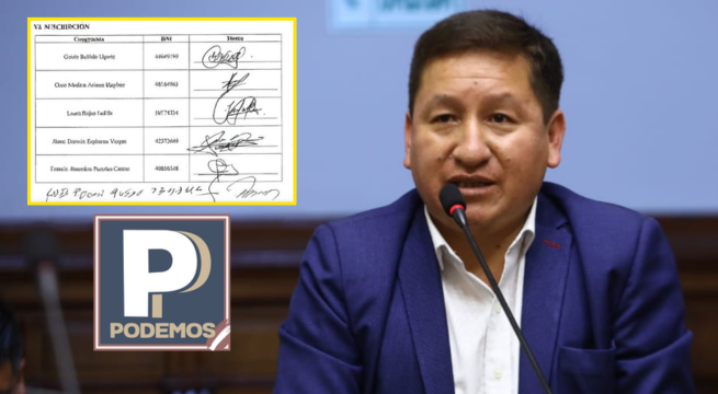 Bancada de Podemos Perú cambia de nombre a “Lealtad Nacional” tras disolución