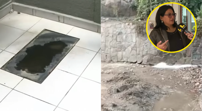 "Desagüe sale por las duchas": vecinos terminan con casas inundadas en La Molina