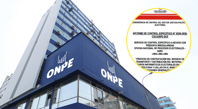 ONPE pide que funcionarios acusados por Contraloría deslinden de sus cargos tras irregularidades en elecciones