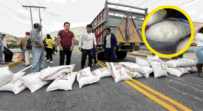 Mercados advierten desabastecimiento de arroz por paro agrario en Perú