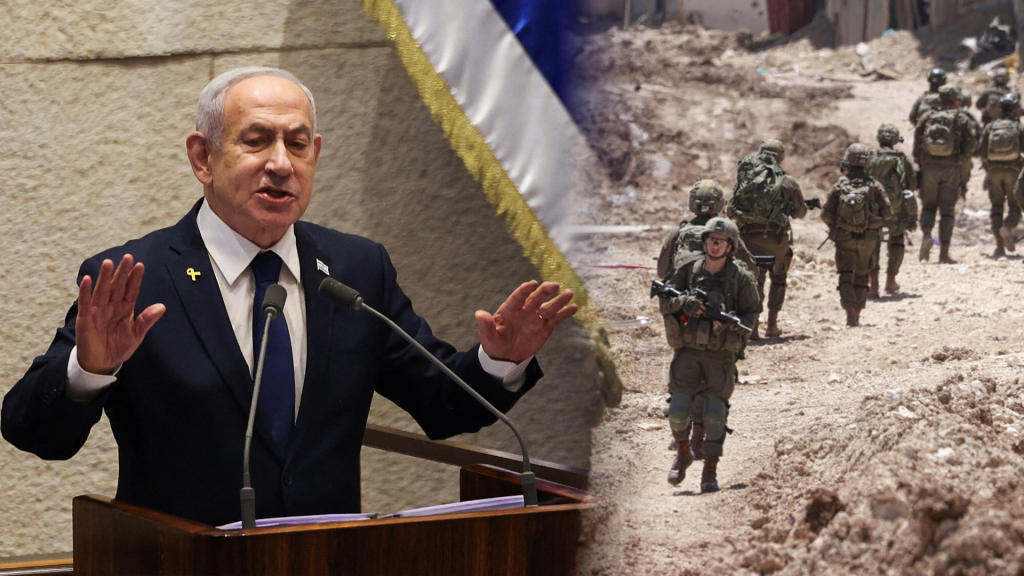 Netanyahu ordena al ejército de Israel tomar el 70% de la Franja de Gaza