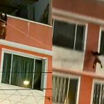 Niño de dos años cae del cuarto piso y vecinos logran salvarle la vida | VIDEO
