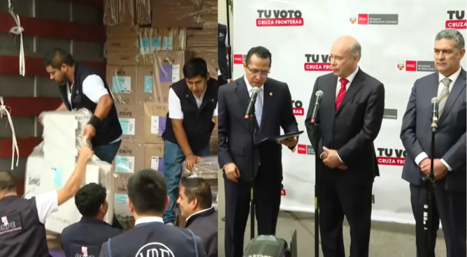 ONPE entregó material electoral a Cancillería para elecciones en el extranjero | VIDEO