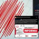 Ministerio de Justicia investiga presunto acceso irregular al SISMATE tras falsa alerta de terremoto y tsunami