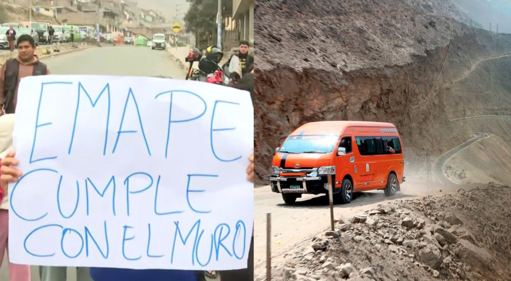 Comas: vecinos protestan y bloquean la vía de Pasamayito tras nuevo accidente | VIDEO