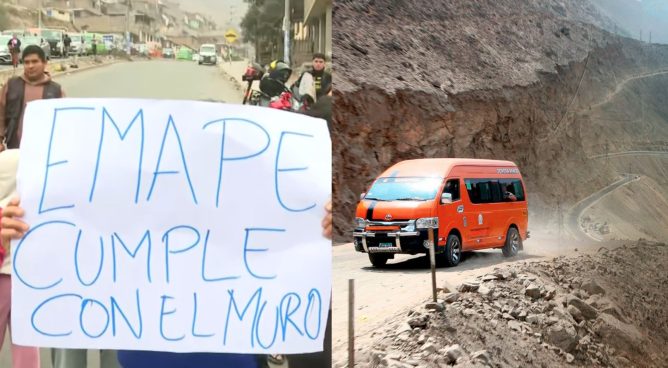 Comas: vecinos protestan y bloquean la vía de Pasamayito tras nuevo accidente | VIDEO
