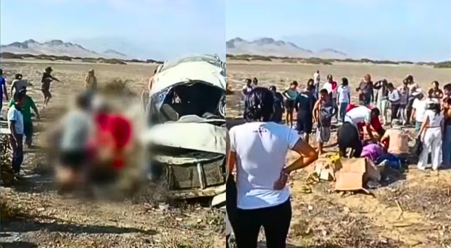 Pacasmayo: despiste de miniván deja cuatro muertos y 12 heridos