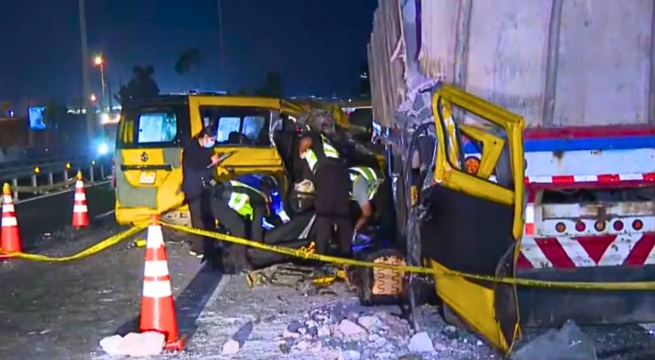 Trágico accidente deja tres muertos en plena Panamerica Sur: chofer habría "pestañado"