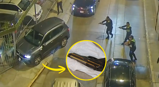 Delincuentes escapan de persecución policial en Miraflores: auto estaba requisitoriado