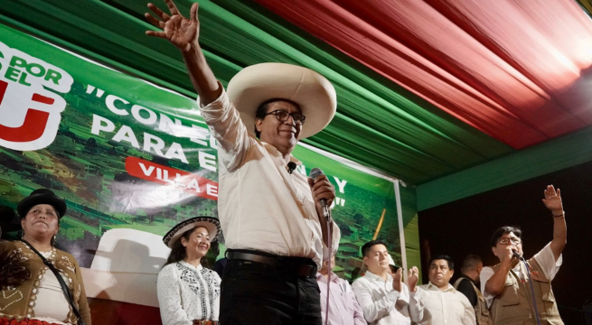 Roberto Sánchez sobre encuesta que lo pone en segundo lugar: “Estamos seguros que se revertirá”
