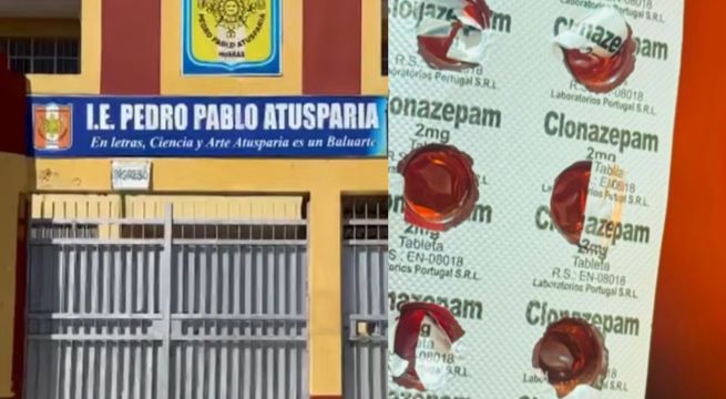 Escolares terminan intoxicados tras realizar peligroso “reto del clonazepam” en Huaraz