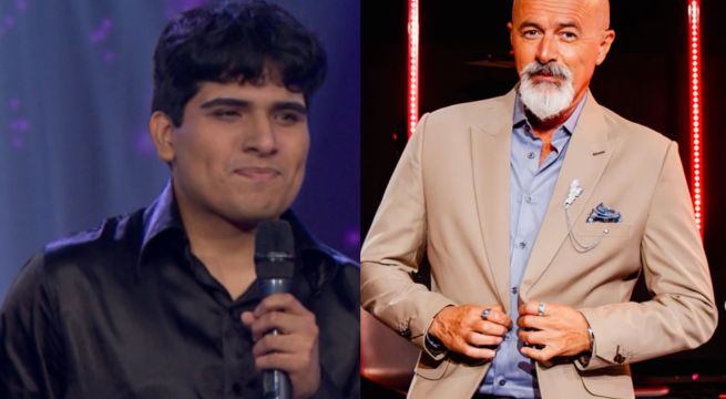 Carlos Alcántara se quiebra tras presentación del imitador de Raphael en 