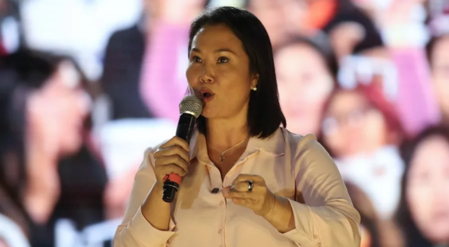 Keiko Fujimori responde a Sánchez por debate en Chota: "Que sea en San Borja, donde él vive"