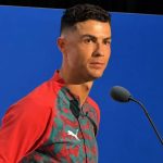 Cristiano Ronaldo “harto” con preguntas sobre Messi a pesar de marcar doblete con Portugal