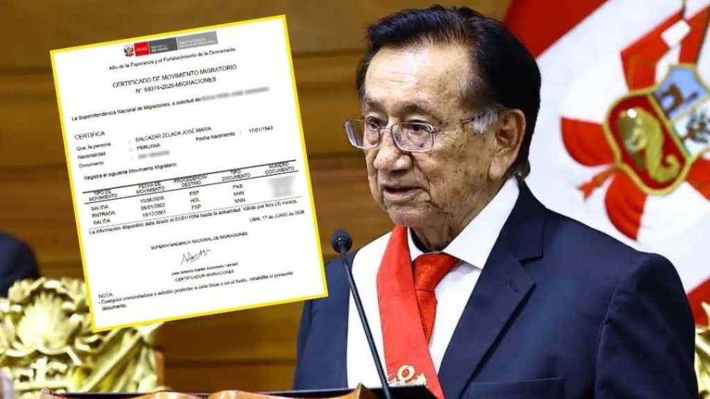 José María Balcázar viajó a Europa antes de la fecha informada por Palacio de Gobierno