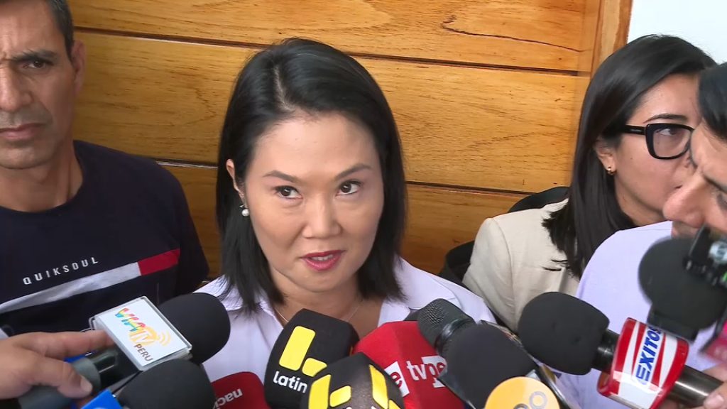 Keiko Fujimori pide prudencia ante el ajustado conteo de la ONPE y rechaza impugnaciones de JPP