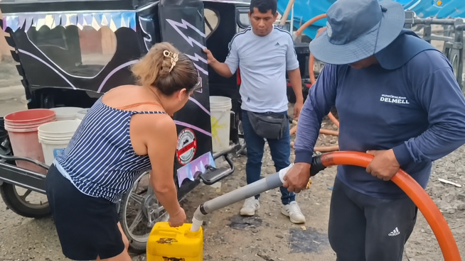 Tumbes: Desesperación entre vecinos ante falta de agua por cinco días