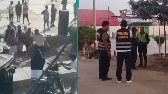 Campeonato de fulbito en Chimbote termina en feroz balacera