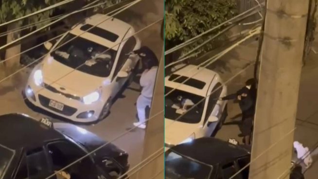 Criminales atacan a balazos auto con toda una familia adentro