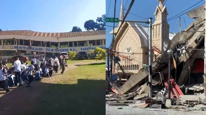 Primeras imágenes del terremoto de 7.8 que azotó Filipinas | VIDEO