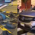 Cercado de Lima: motociclista muere tras violento choque contra una camioneta | VIDEO