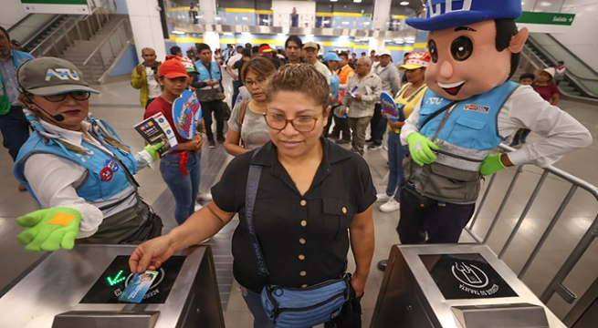 ATU: uso de tarjeta interoperable será obligatorio desde el 8 de julio en la Línea 2 del Metro