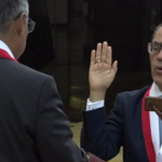 Helder Domínguez juramentó como nuevo presidente del Tribunal Constitucional tras salida de Luz Pacheco